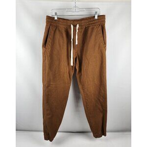 SOLD OUT American Giant Pants Mens Medium Brown Tapered Leg Joggers (34x29) USA